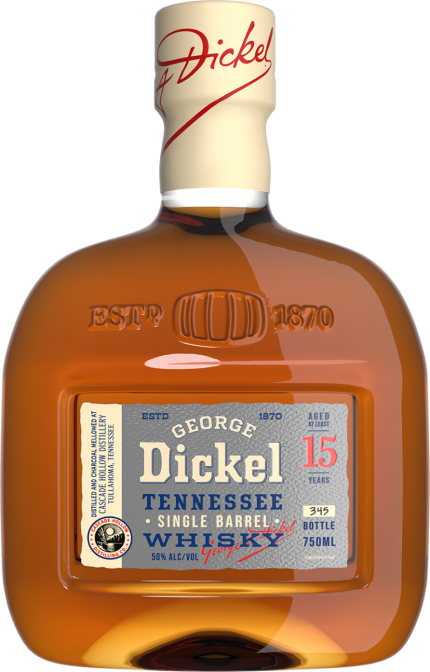GEORGE DICKEL WHISKEY SINGLE BARREL TENNESSEE 15YR 750ML