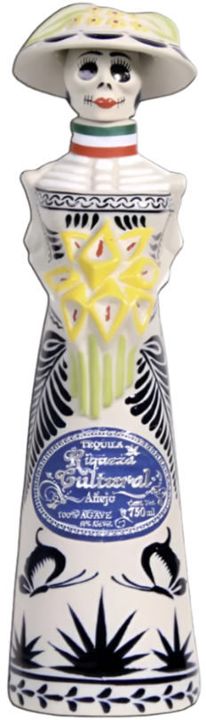 REQUEZA CULTURAL TEQUILA ANEJO CARTINA CERAMICA 750ML