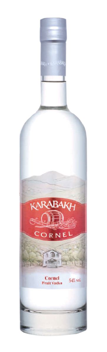 KARABAKH VODKA CORNEL FRUIT 100PF 750ML