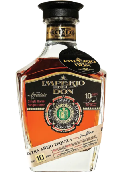 IMPERIO DEL DON TEQUILA EXTRA ANEJO SINGLE BARREL 10YR 750ML