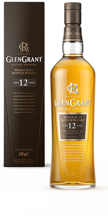 GLEN GRANT SCOTCH SINGLE MALT SPEYSIDE 86PF 12YR 750ML
