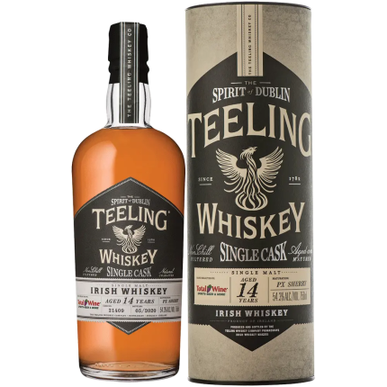 TEELING WHISKEY SINGLE MALT PX SHERRY SINGLE CASK IRISH 14YR 750ML