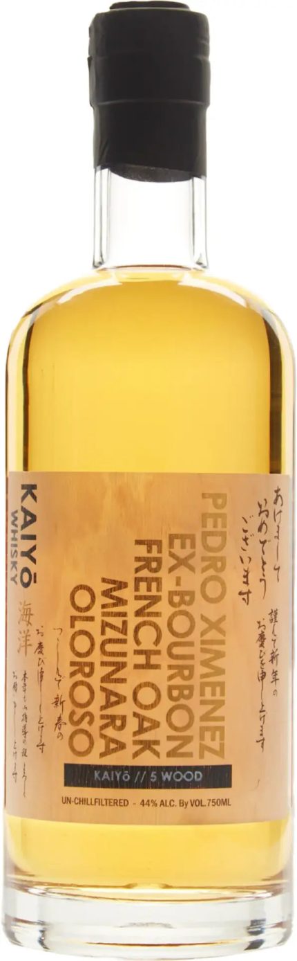 KAIYO WHISKEY FIVE WOOD JAPAN 750ML