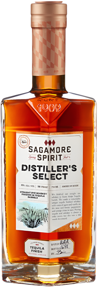 SAGAMORE WHISKEY RYE FINISHED IN TEQUILA BARRELS BALTIMORE 750ML