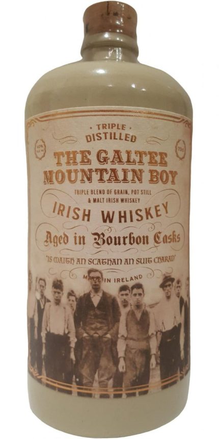 THE GALTEE MOUNTAIN BOY WHISKEY IRISH AGED IN BOURBON CASKS 750ML