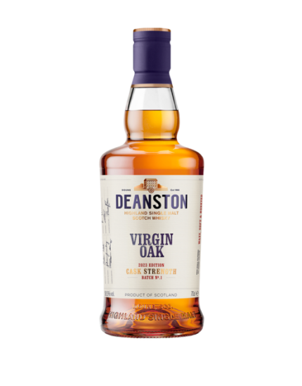 DEANSTON SCOTCH SINGLE MALT NON CHILL FILTERED VIRGIN OAK CASK HIGHLAND GIFT PK  92.6PF 750ML