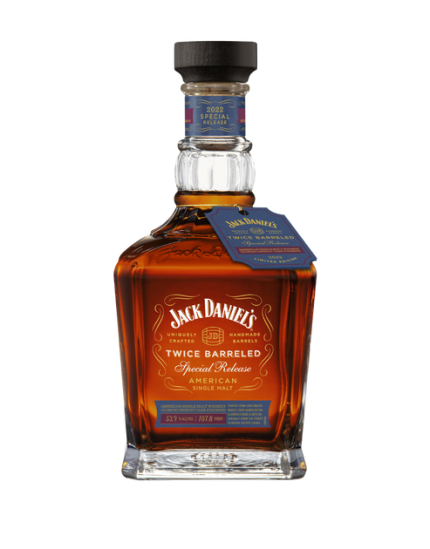 JACK DANIELS WHISKEY SINGLE MALT TWICE BARRELED OLOROSO SHERRY CASK FINISH 2022 SPECIAL RELEASE KENTUCKY 700ML