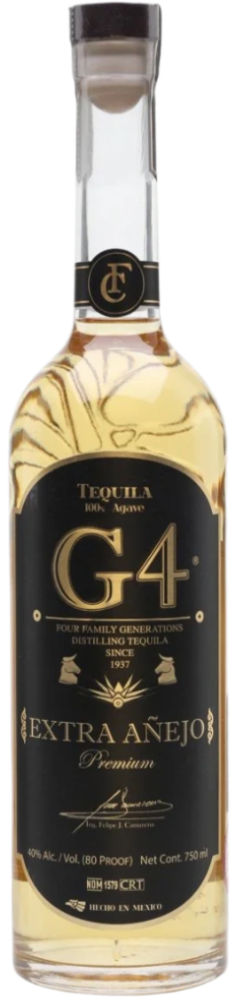 G4 TEQUILA EXTRA ANEJO 750ML