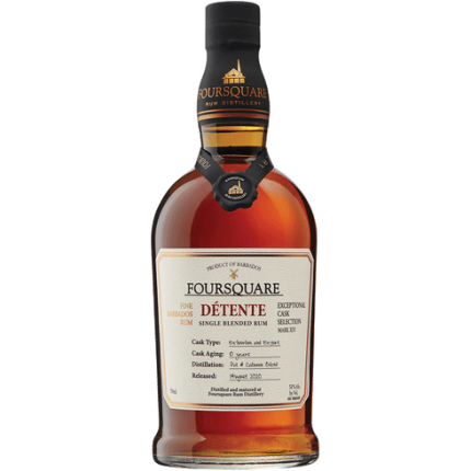 FOURSQUARE DETENTE RUM SINGLE BLEND EXCEPTIONAL CASK SELECTION BARBADOS 750ML