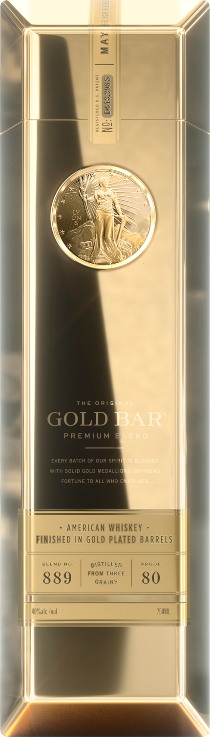 GOLD BAR WHISKEY PREMIUM BARREL CALIFORNIA 750ML