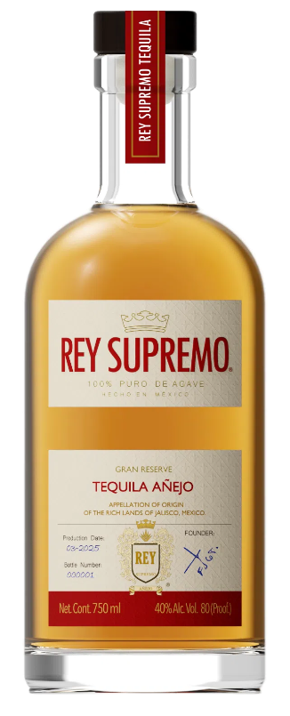 REY SUPREMO TEQUILA ANEJO 750ML