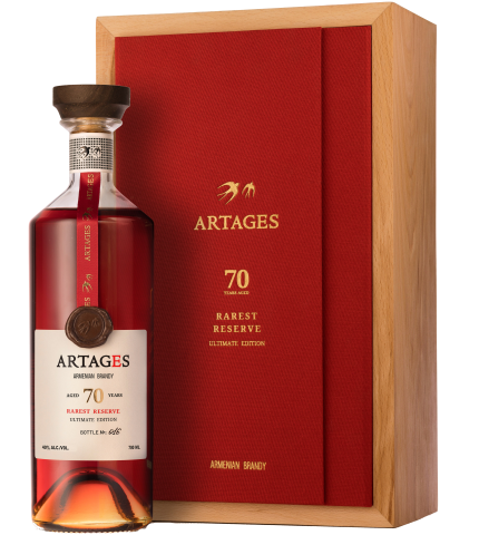ARTAGES BRANDY RAREST RESERVE ULTIMATE EDITION ARMENIA 70YR 700ML