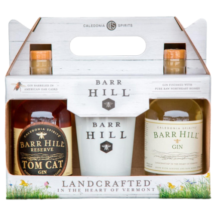 BARR HILL GIN GFT PK ( TOM CAT & REGULAR & RAW HONEY) 2X375ML