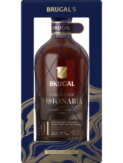 BRUGAL RUM COLECCION VISIONARIA LIMITED EDITION #1 DOMINCAN REPUBLIC 700ML