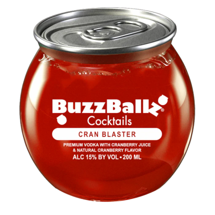 BUZZBALLZ COCKTAILS MIXED DRINKS CRAN BLASTER 200ML