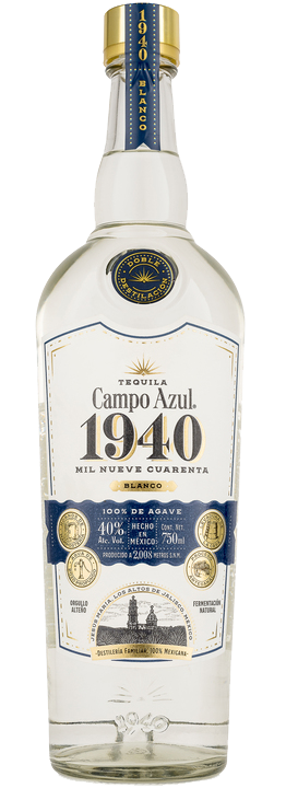 CAMPO AZUL 1940 TEQUILA BLANCO 750ML