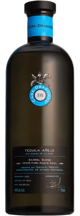 CASA DRAGONES TEQUILA ANEJO 375ML