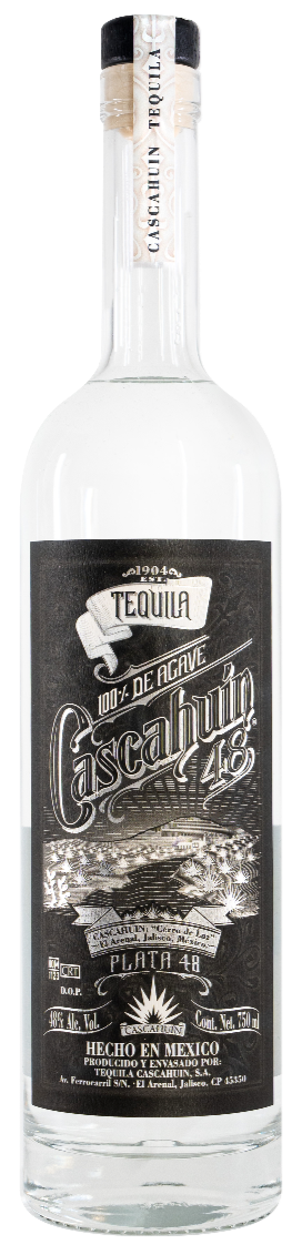 CASCAHUIN TEQUILA PLATA 48 750ML