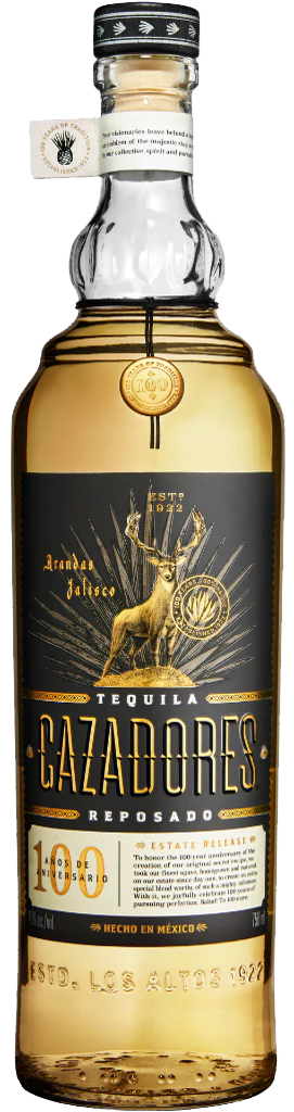 CAZADORES 100 ANNIVERSARY TEQUILA REPOSADO 750ML