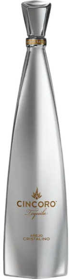 CINCORO TEQUILA ANEJO CRISTALINO 750ML