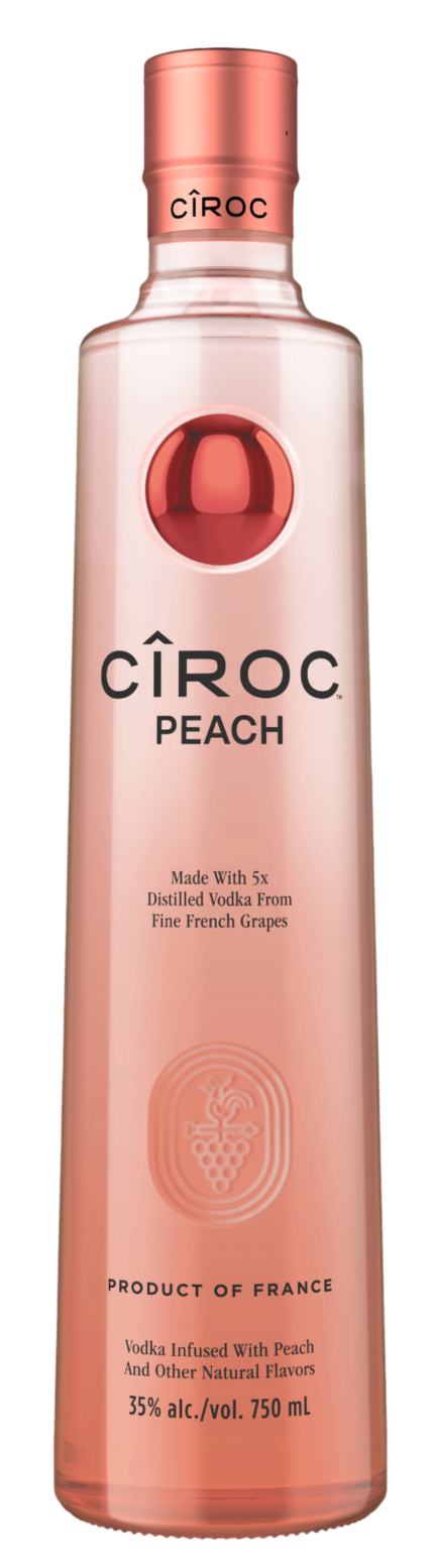 CIROC VODKA PEACH FRANCE 750ML