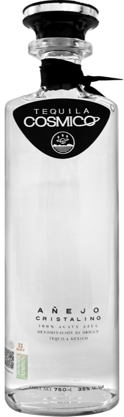 COSMICO TEQUILA ANEJO CRISTALINO 750ML