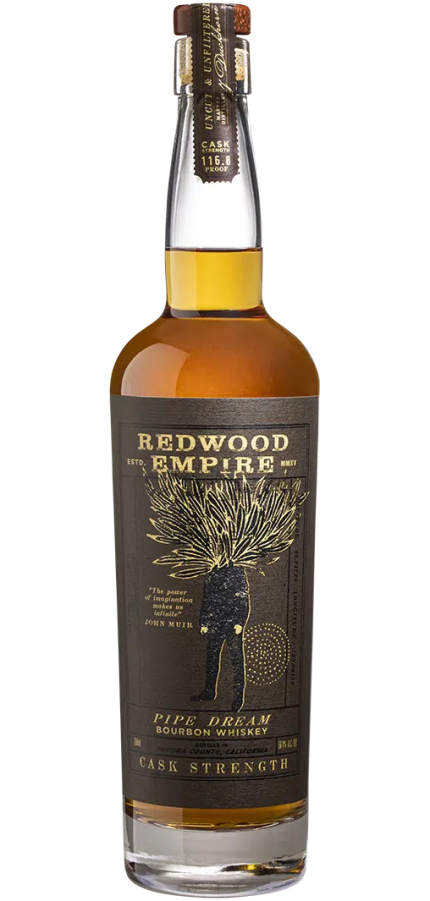 REDWOOD EMPIRE BOURBON PIPE DREAM CASK STRENGTH CALIFORNIA 750ML