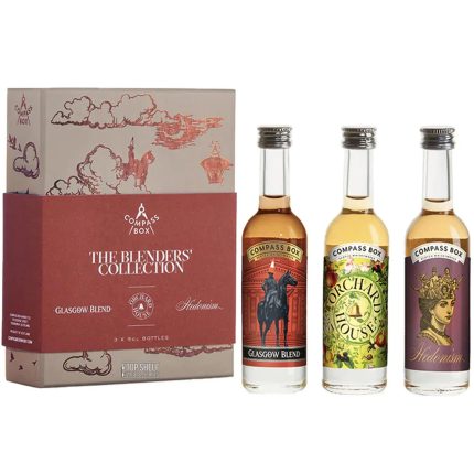COMPASS BOX SCOTCH THE BLENDERS COLLECTION ( GLASGOW, ORCHARD HOUSE, HEDONIMS) 3X50ML