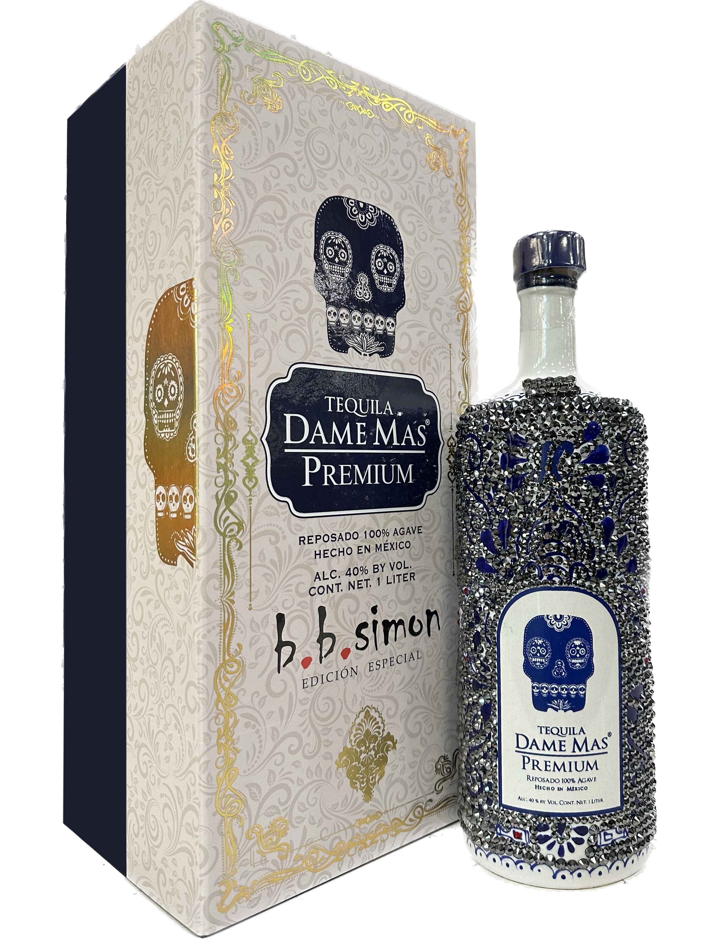 DAME MAS TEQUILA PREMIUM REPOSADO B B SIMON EDICION ESPECIAL 1 LI - Remedy Liquor