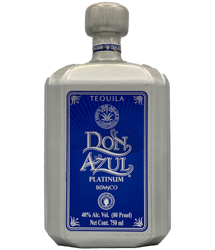 DON AZUL TEQUILA PLATINUM BLANCO 750ML