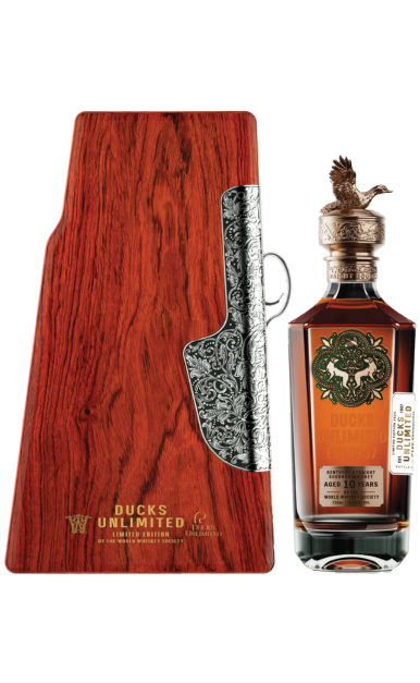 DUCKS UNLIMITED BOURBON WHISKEY STRAIGHT CASK STRENGTH KENTUCKY 10YR 750ML