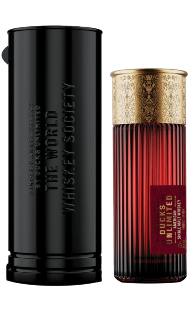 DUCKS UNLIMITED WHISKEY SINGLE MALT AMERICAN LIMITED EDITION SHOTGUN SHELL 750ML