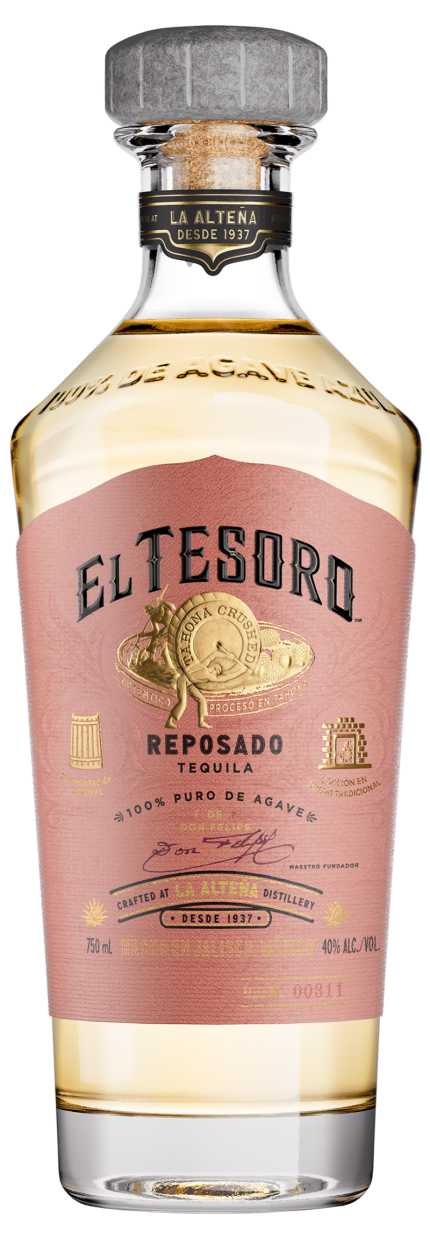 EL TESORO TEQUILA REPOSADO 750ML