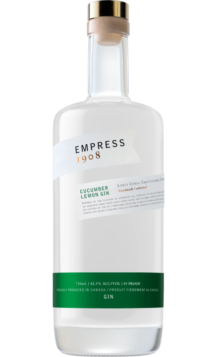 EMPRESS 1908 GIN CUCUMBER LEMON CANADA 85PF 750ML