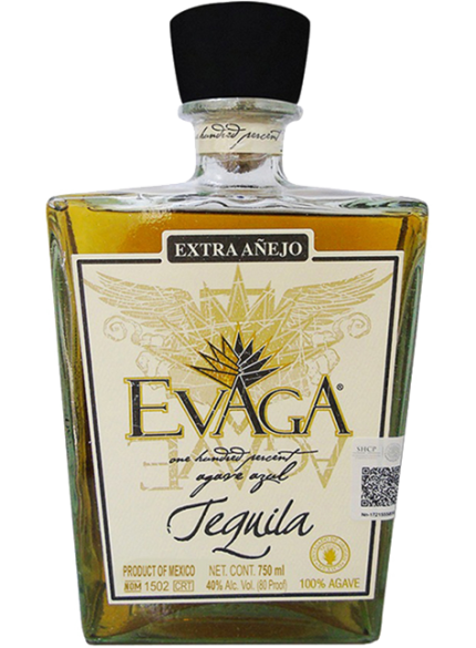 EVAGA TEQUILA EXTRA ANEJO 750ML