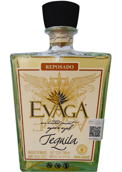 EVAGA TEQUILA REPOSADO 750ML
