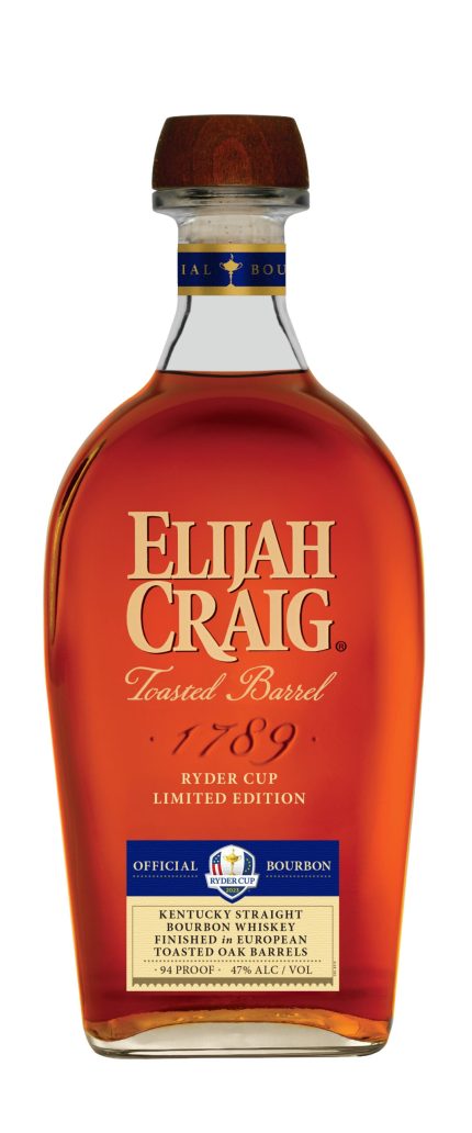 ELIJAH CRAIG BOURBON  RYDER CUP TOASTED BARREL LIMITED KENTUCKY 750ML