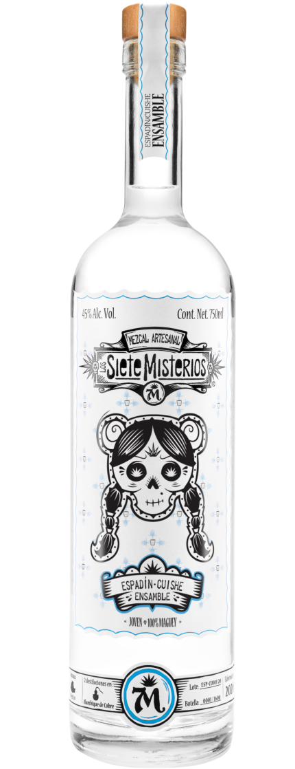 SIETE MISTERIOS MEZCAL ESPADIN  CUISHE 750ML