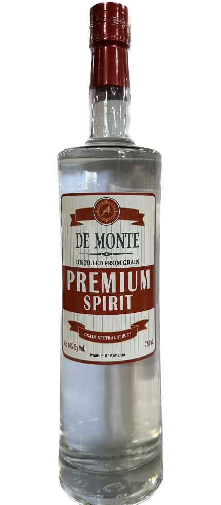 DE MONTE GRAIN PREMIUM SPIRIT ARMENIA 750ML