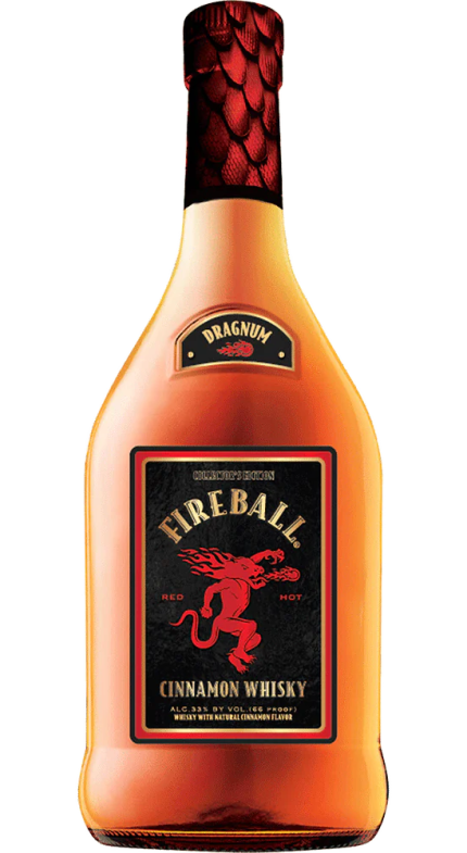 FIREBALL WHISKY DRAGNUM COLLECTORS EDITION CINNAMON 1.75LI