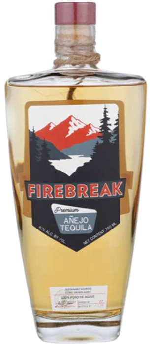 FIREBREAK PREMIUM TEQUILA ANEJO 750ML