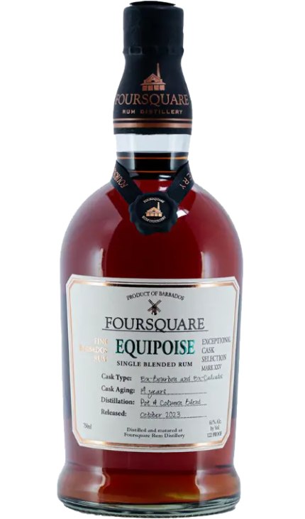 FOURSQUARE EQUIPOISE SINGLE BLENDED RUM EXCEPTIONAL CASK SELECTION  BARBADOS 750ML