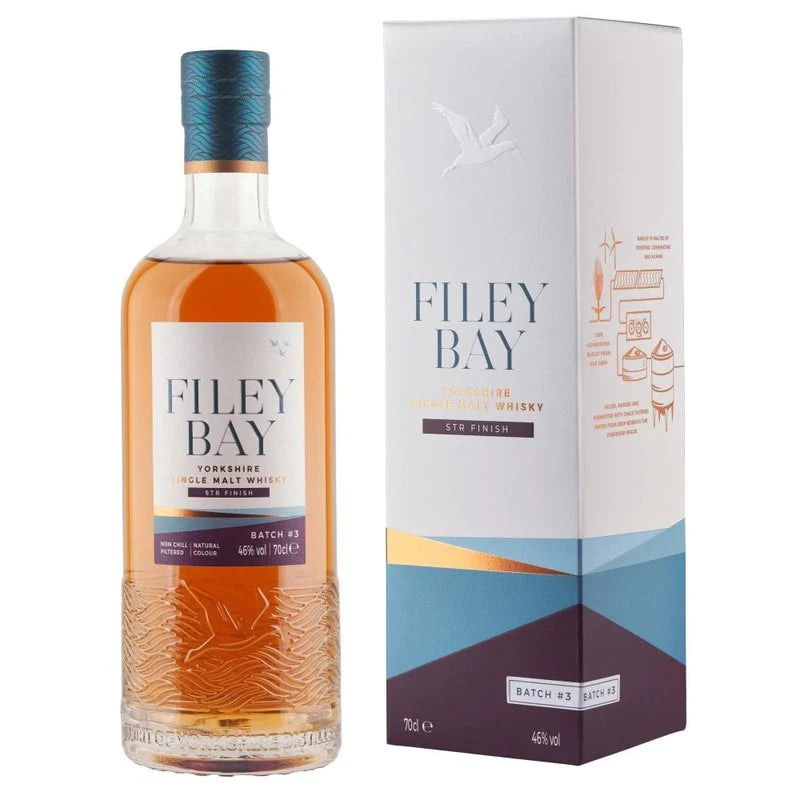 FILEY BAY WHISKEY SINGLE MALT STR FINISH YORKSHIRE 700ML - Image 1