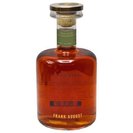 FRANK AUGUST WHISKEY RYE SMALL BATCH BARDSTOWN KENTUCKY 750ML