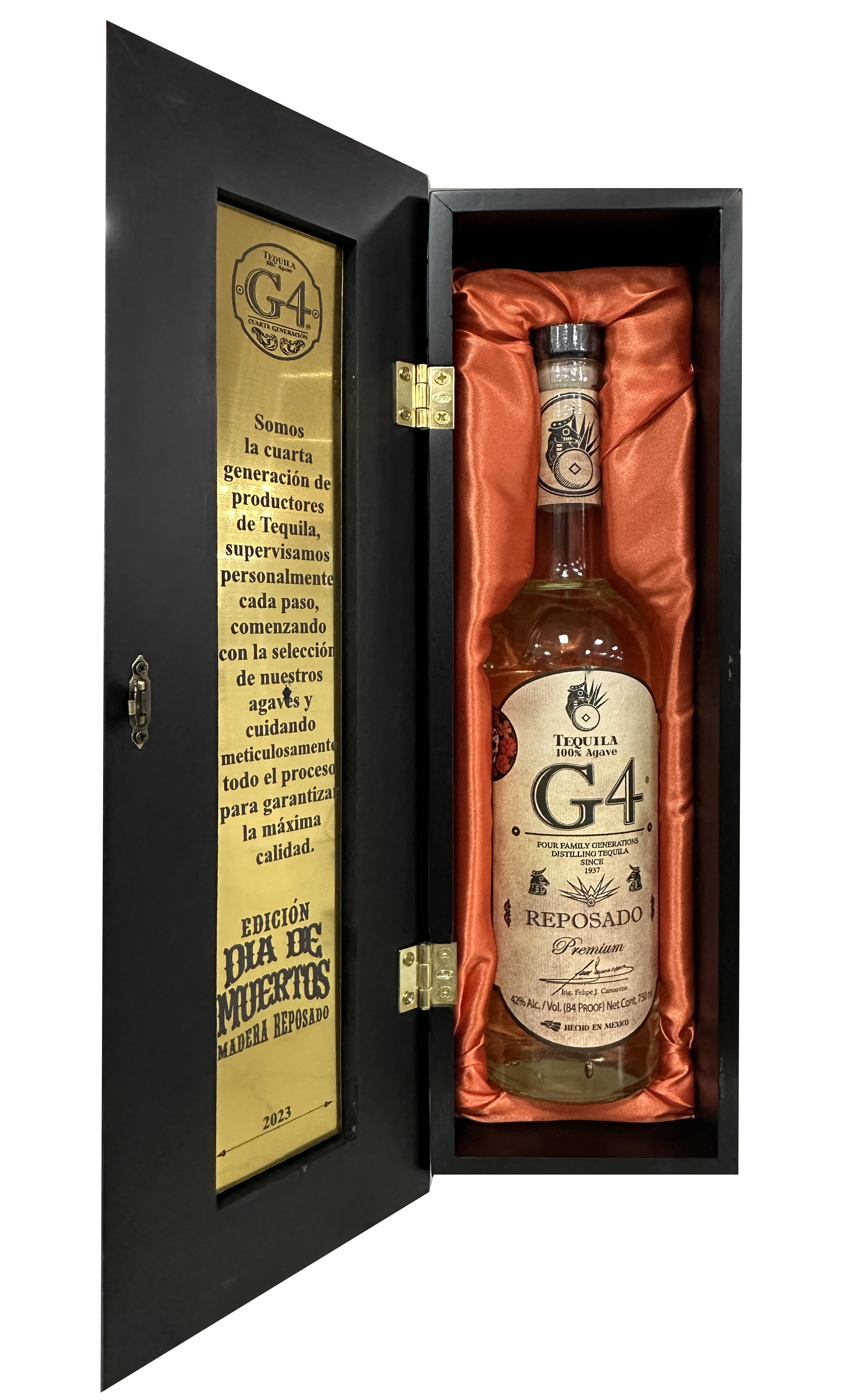 G4 TEQUILA REPOSADO PREMIUM LIMITED DIA DE MUERTOS EDITION 750ML - Image 1