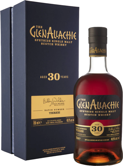GLENALLACHIE SCOTCH SINGLE MALT SPEYSIDE BATCH 3 30YR 750ML