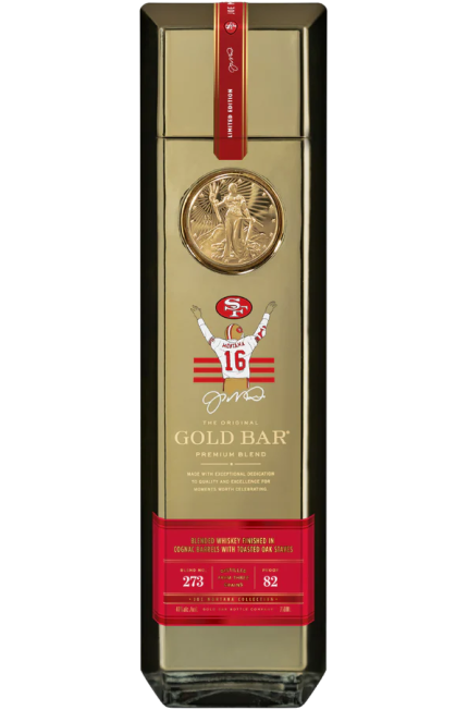 GOLD BAR WHISKEY SF MONTANA EDITION PREMIUM BARREL FINISHED IN COGNAC BARREL CALIFORNIA 750ML