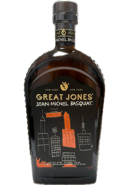 GREAT JONES BOURBON STRAIGHT BASQUIAT EMPIRE LIMITED EDITION NEW YORK 750ML