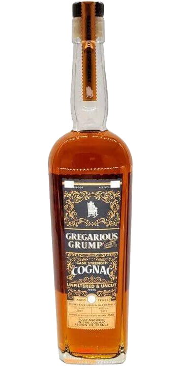 GREGARIOUS GRUMP COGNAC CASK STRENGTH UNFILTERED & UNCUT 10YR 750ML