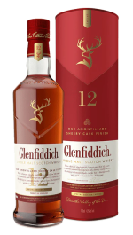 GLENFIDDICH SCOTCH SINGLE MALT SHERRY CASK FINISH 12YR 750ML